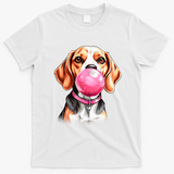 Beagle Bubblegum T-Shirt - White