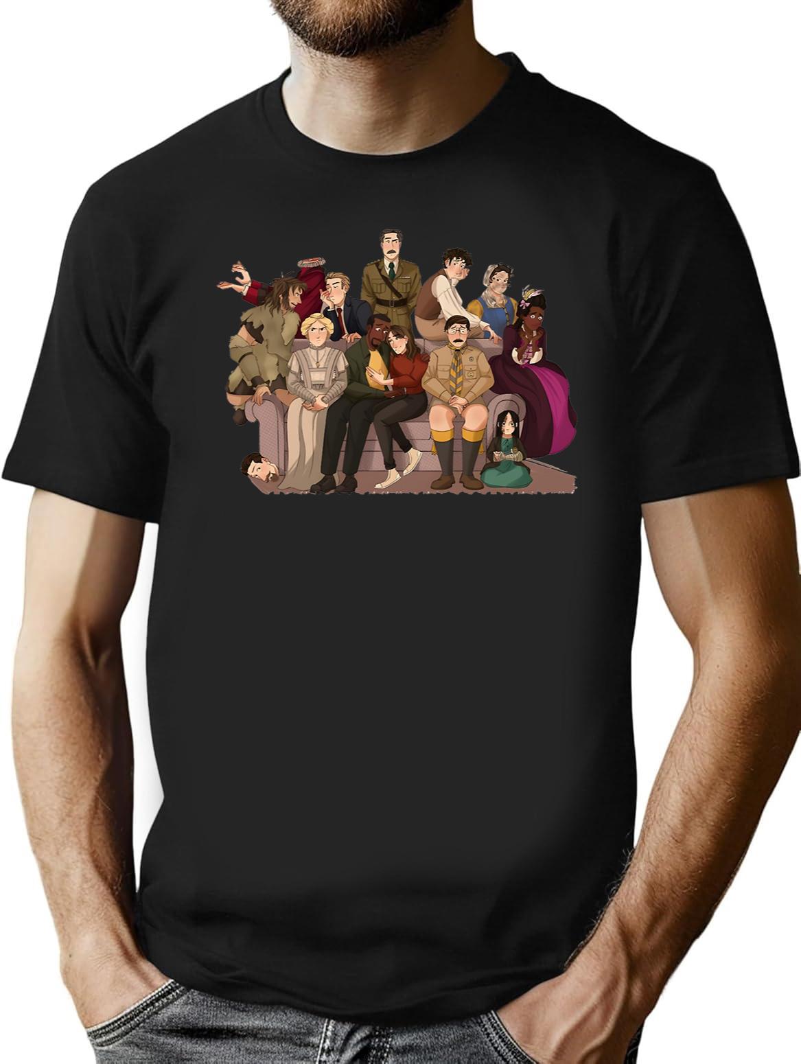 BBC Ghosts My Family Black T-Shirt - Black
