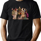 BBC Ghosts My Family Black T-Shirt - Green