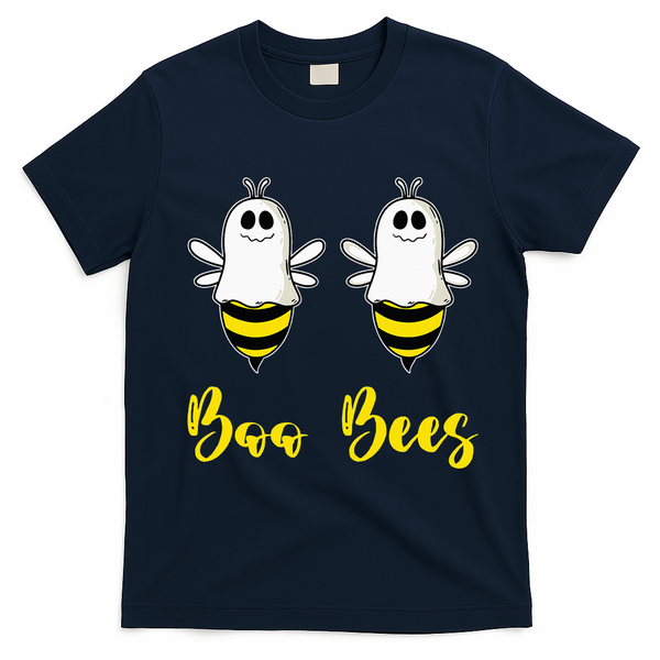 Boo Beez Funny Bee  Halloween Costume Bees T-Shirt - Navy Blue