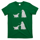 Boo Boop Ghost Dog Halloween T-Shirt - Green