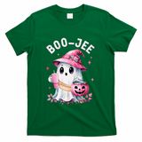 Boujee Boo Jee Spooky Ghost Halloween Pumpkin Costumes T-Shirt - Green