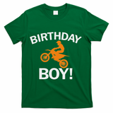 Birthday Boy Mx Dirt Bike Motocross T-Shirt - Green