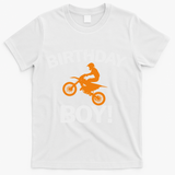Birthday Boy Mx Dirt Bike Motocross T-Shirt - White