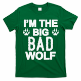 Big Bad Werewolf Wolf Lover Dog T-Shirt - Irish Green