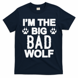 Big Bad Werewolf Wolf Lover Dog T-Shirt - Navy Blue