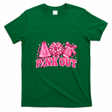 Breast Cancer Cheer Pink Out Awareness T-Shirt - Irish Green