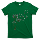 Border Collie Flower Fly Dandelion Funny Dog T-Shirt - Irish Green