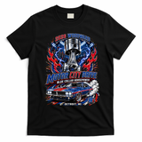 Blue Collar Horsepower M1 Car Cruise Motor City Drive Woodward Ave T-Shirt - Black