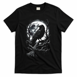 Black Crow Raven Bird T-Shirt - Black