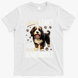 Bernedoodle Dog Breed Pet Sorry, I Can? I Have Plans T-Shirt - White