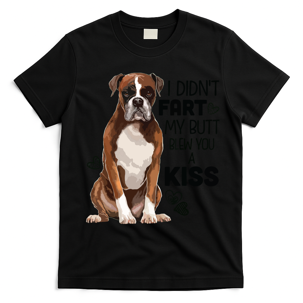 Boxer Dog Funny For Dog Mom Dog Dad Dog Lover Gift T-Shirt - Black