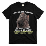 Bouvier Des Flandres Professional Human Trainer Cute Dog T-Shirt - Black