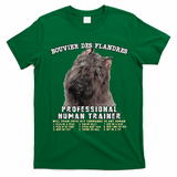 Bouvier Des Flandres Professional Human Trainer Cute Dog T-Shirt - Irish Green
