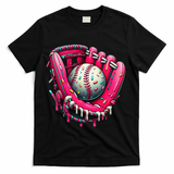 Baseball Drip For Ice Cream Drip Baseball T-Shirt - Black