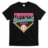 Baseball Dad Ice Cream Drip T-Shirt - Black