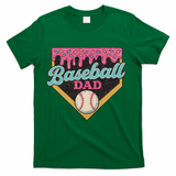 Baseball Dad Ice Cream Drip T-Shirt - Green