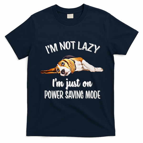 Beagle Dog Lover Tee Funny Beagle T-Shirt - Navy Blue