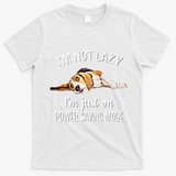 Beagle Dog Lover Tee Funny Beagle T-Shirt - White