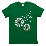 Bichon Frise Flower Fly Dandelion Funny Dog Lover T-Shirt - Irish Green