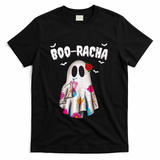 Booracha Funny Halloween Ghost Boo Jee Ghost For Halloween T-Shirt - Black