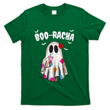 Booracha Funny Halloween Ghost Boo Jee Ghost For Halloween T-Shirt - Green