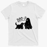 Boo-P Ghost Dog Nose Boop Halloween Costume T-Shirt - White