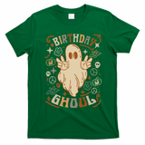 Birthday Ghoul Halloween Ghost BOO T-Shirt - Irish Green
