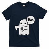 Boo Ghost Of Disapproval T-Shirt - Navy Blue