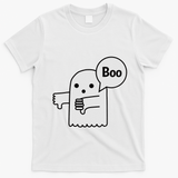 Boo Ghost Of Disapproval T-Shirt - White