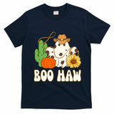 Boo Haw Halloween Country T-Shirt - Navy Blue