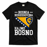 Bosnia Herzegovina Lion For Soccer Fans T-Shirt - Black