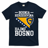 Bosnia Herzegovina Lion For Soccer Fans T-Shirt - Navy Blue