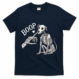Boop Hand Skeleton And Dog T-Shirt - Navy