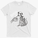 Boop Hand Skeleton And Dog T-Shirt - White