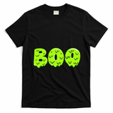 Boo Halloween Slime T-Shirt - Black