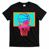 Basketball Ice Cream Drip T-Shirt - Black
