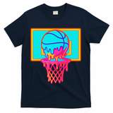 Basketball Ice Cream Drip T-Shirt - Navy
