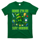 Bruh I'm In 1st Grade First Adventure Back To School T-Shirt - Irish Green