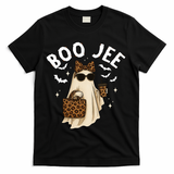 Boo JEE Boujee Ghost Halloween October Vibes T-Shirt - Black