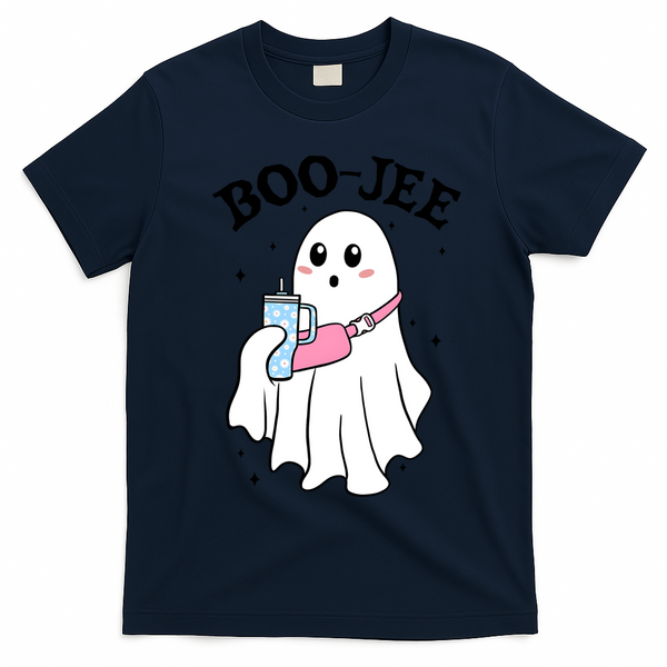 Boo Jee Halloween T-Shirt - Navy Blue