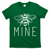 BEE MINE Bumblebee Cute Retro Valentine's Day Funny T-Shirt - Irish Green