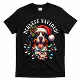 Bernese Mountain Dog Christmas Funny Bernese Navidad Berner T-Shirt - Black