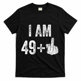 Birthday Male Him Fun 50 Funny 50th Birthday Gift T-Shirt - Black