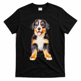 Bernese Mountain Puppy For Women Dog Lovers T-Shirt - Black
