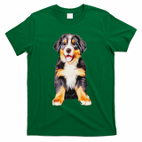 Bernese Mountain Puppy For Women Dog Lovers T-Shirt - Irish Green