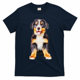 Bernese Mountain Puppy For Women Dog Lovers T-Shirt - Navy Blue