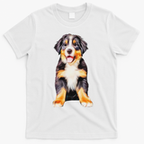 Bernese Mountain Puppy For Women Dog Lovers T-Shirt - White
