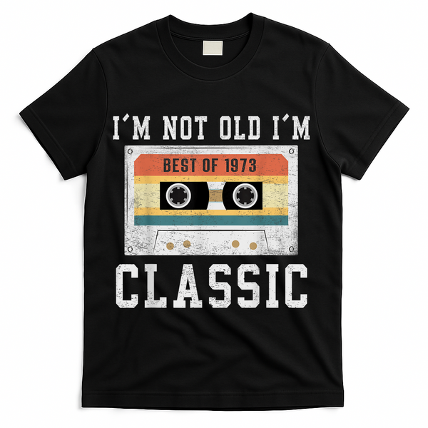 Best of 1973 50 Year Old Gifts M.e.n.s BDay 50th Birthday 1973 T-Shirt - Black