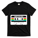 Best Of 1975 Retro 50th Birthday Mixtape T-Shirt - Black
